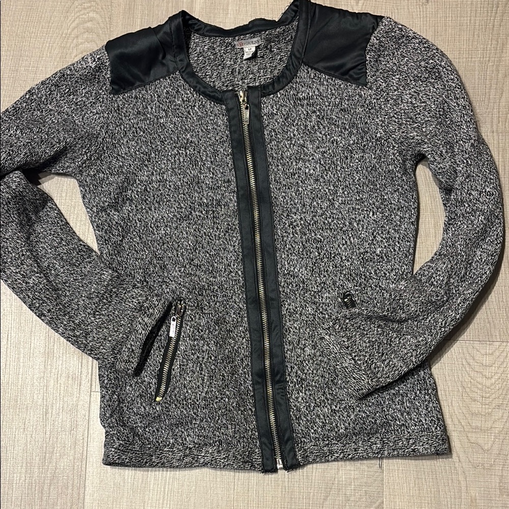 Guess Women's Gray and Black Jacket